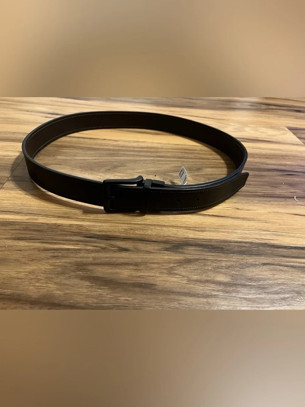 Original Penguin Men's Contrast Stitch Reversible Belt Black Size 38 MSRP $59.50